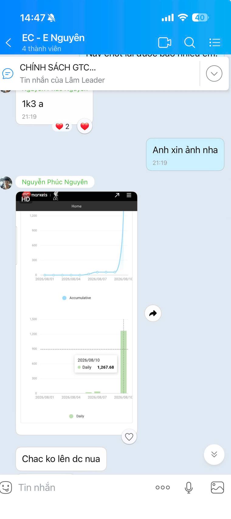Phản hồi học viên 1