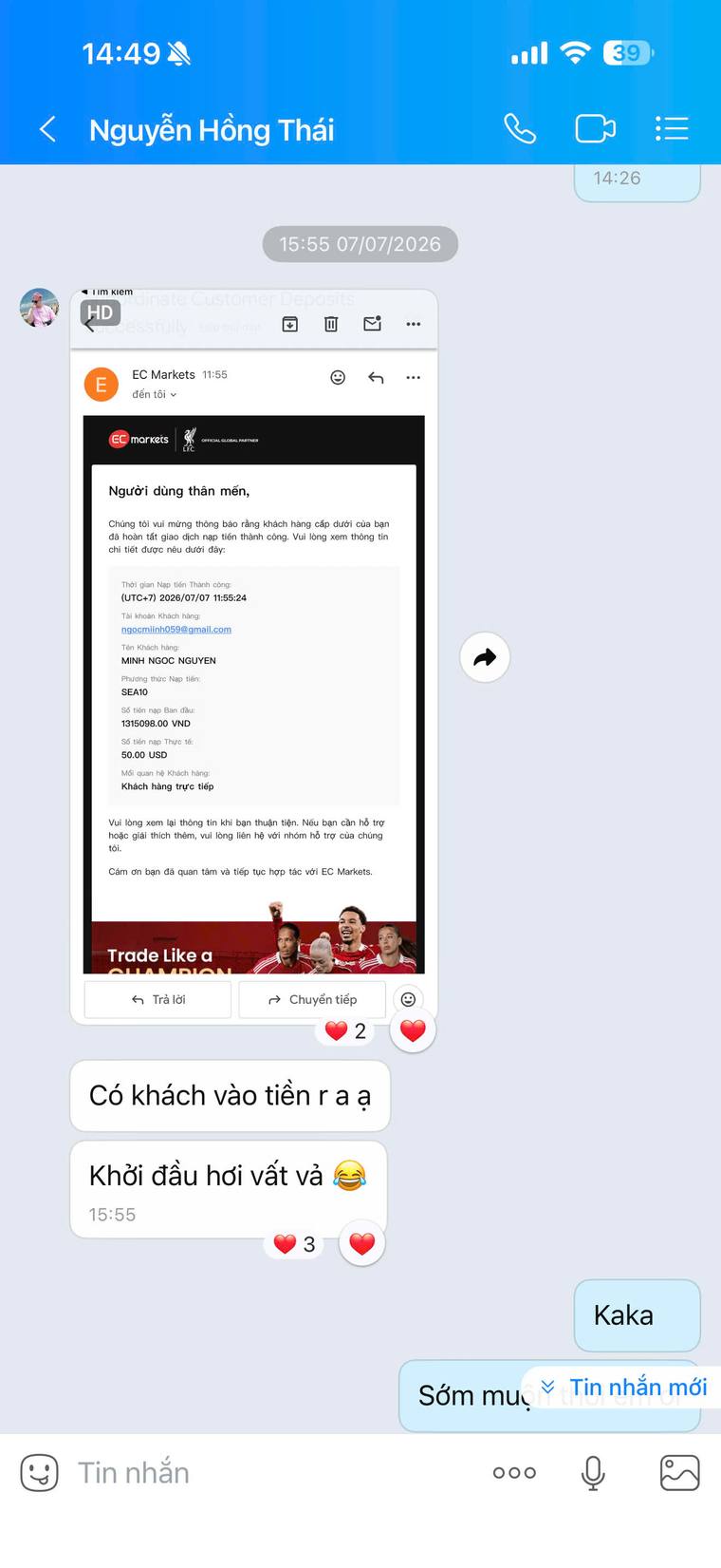 Phản hồi học viên 2